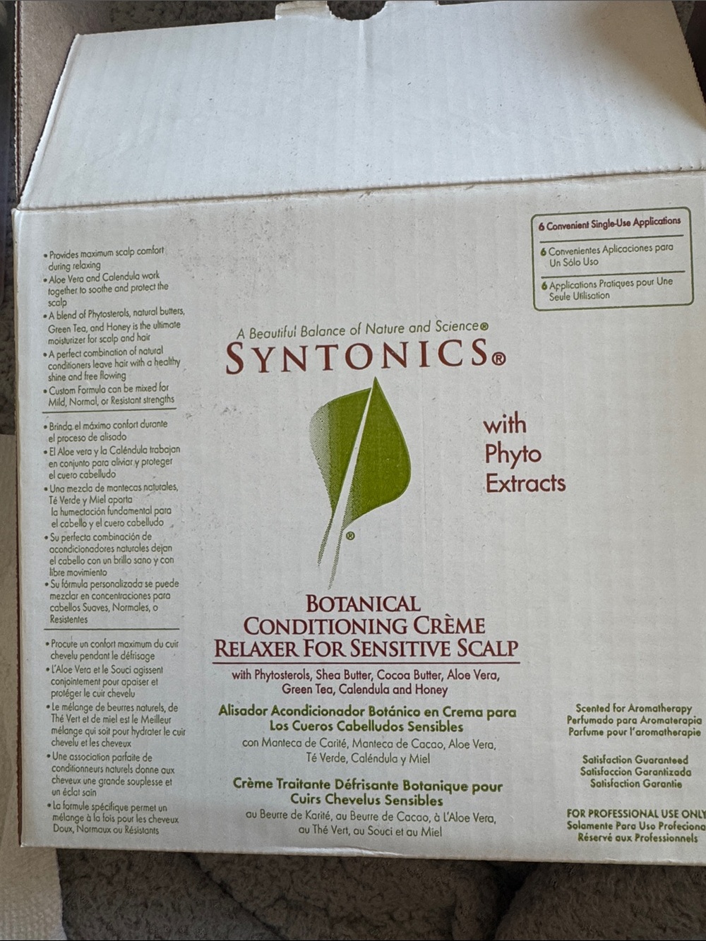 Syntonics Conditioning Creme Relaxer for Sensitive Scalp